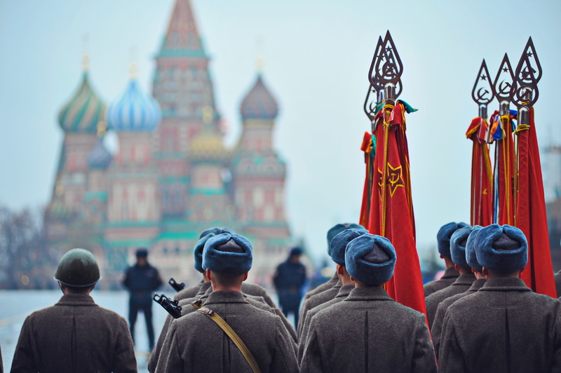 May 9, 4K, victory day, red square, flags, soldiers, holiday