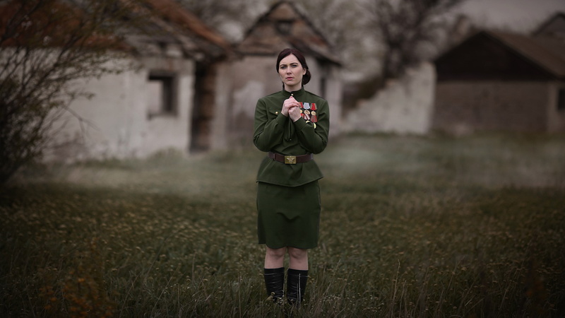 The Great Patriotic War, 2K, girl, awards, Victory day, May 9, tunic, the day of the great Victory