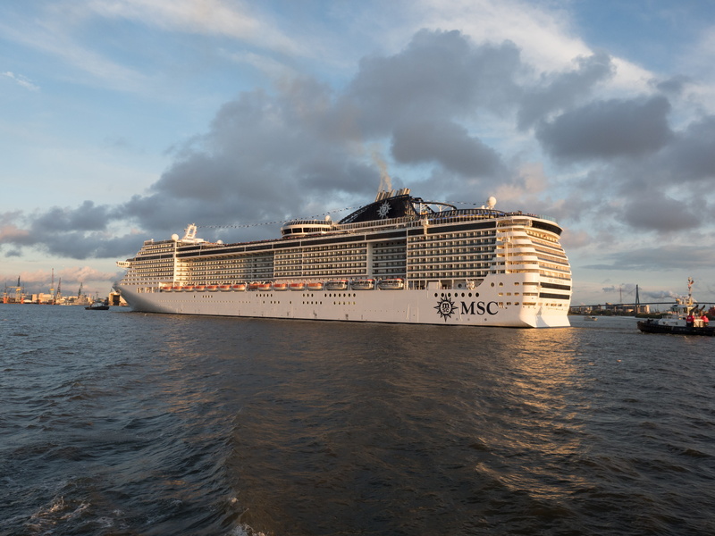 cruise ship, msc, business, shipping, maritime, 5K, mode of transportation, cruise, holiday, ship travel, passenger ship, freight transportation, travel