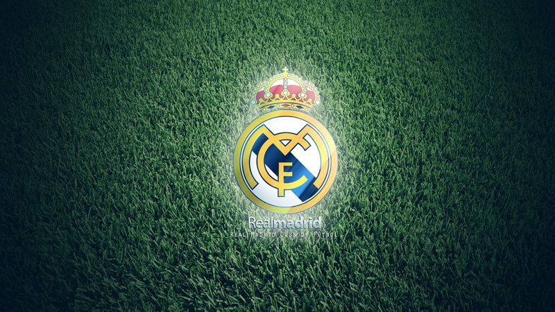 grass, crown, logo, 1080P, Real Madrid, soccer, sport