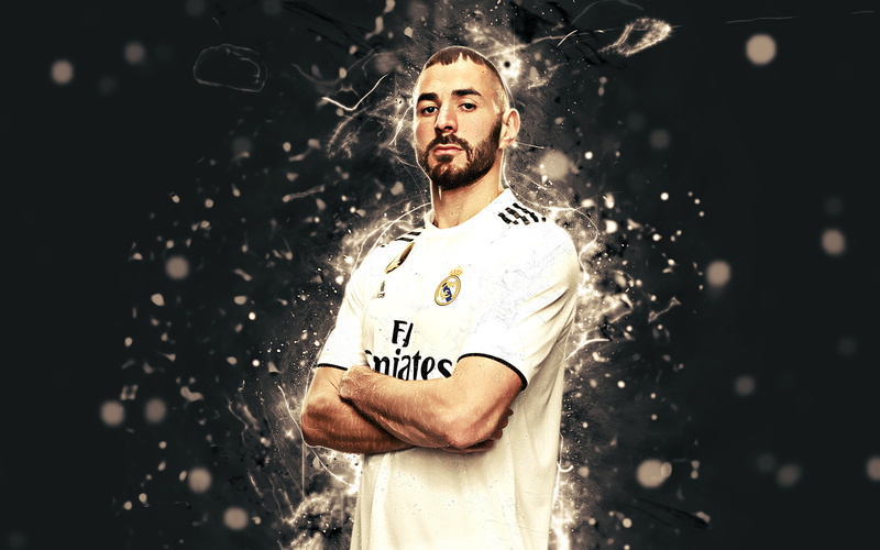 Real Madrid C.F., Karim Benzema, French, 4K, Soccer