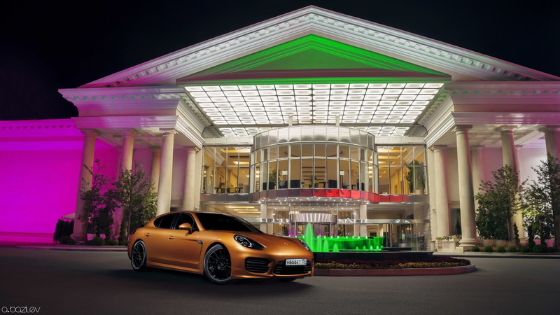 auto, photographer, Alex Bazilev, Alexander Bazilev, machine, fountain, Alexander Bazylev, photography, Porshe, 2K, Porsche