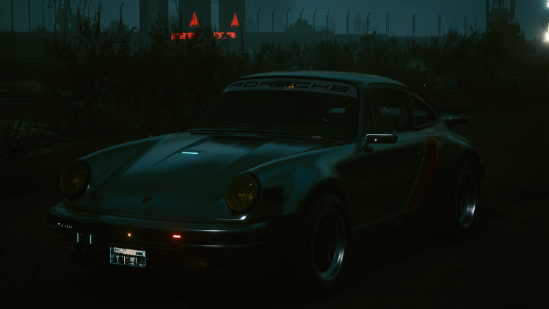Porshe 911, cyberpunk, Cyberpunk 2077, 2K