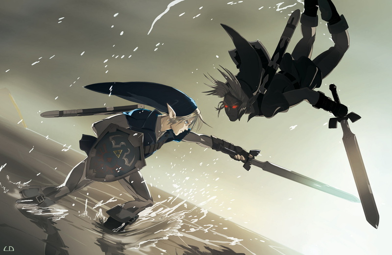 Zelda, Dark Link, 1080P, The Legend Of Zelda: Ocarina Of Time, Link