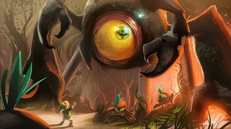 artwork, The Legend of Zelda: Ocarina of Time, The Legend of Zelda, 720P, Link