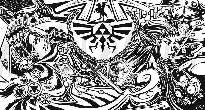 time, windwaker, triforce, mask, legend, ocarina, majoras, link, navi, 1080P, zelda