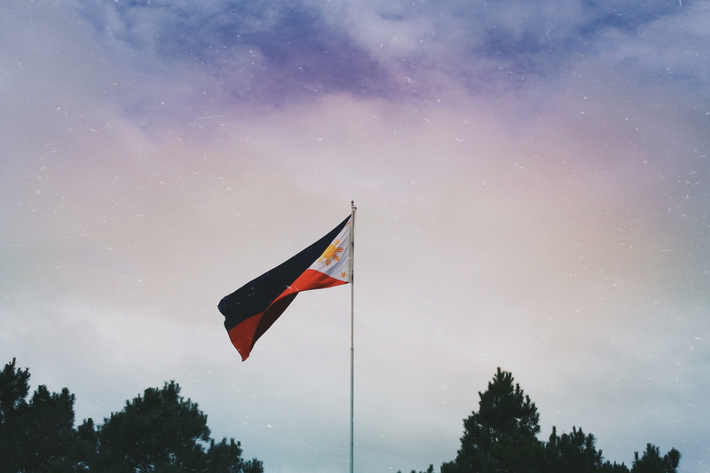 day, pride, wind, cloud - sky, waving, nature, flag, 865 matungao st, sky, patriotism, country, beauty in nature, plant, low angle view, nation, no people
