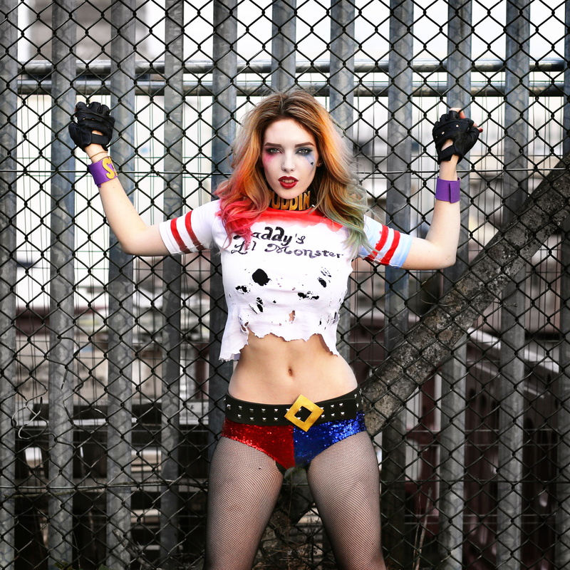 Hannah, Harley Quinn, harley, costume, quinn, Cosplay, 1080P, modelling shoot