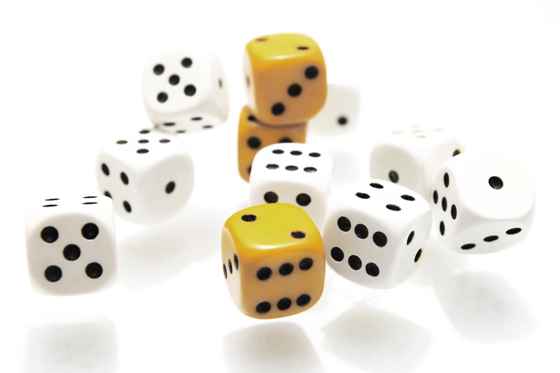 chance, schwarz  weiss, leisure Games, cube Shape, winning, yellow, points, success, opportunity, dice, luck, gambling, risk, lot, black  white, 4K, Sony