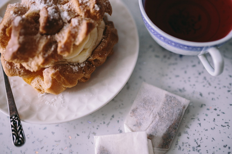 cup, fork, Coffee, indulgence, still life, table, cream, cup of tea, ready-to-eat, refreshment, breakfast, sweet, baked pastry item, sweet Food, plate