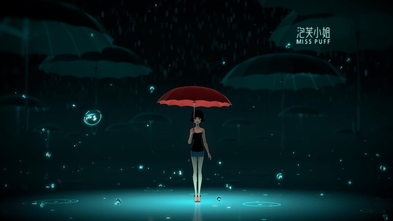 m, day, puff, 1080P, im waiting for you, rainy, miss puff rainy day, waiting, miss