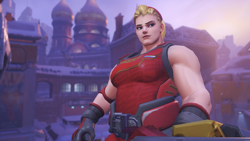 built structure, building exterior, women, human representation, Overwatch, focus on foreground, young adult, building, spirituality, Zarya (Overwatch)