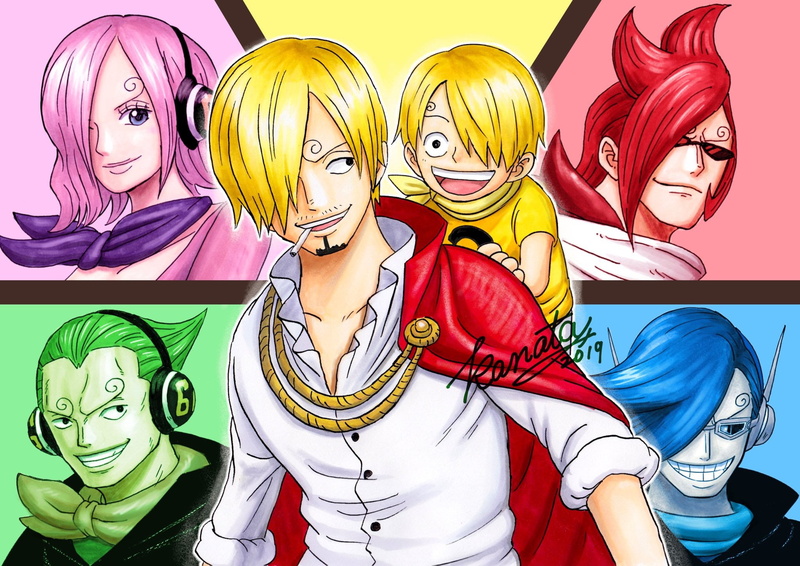 One Piece, Reiju Vinsmoke, Niji Vinsmoke, Germa 66 (One Piece), Ichiji Vinsmoke, 1080P, Yonji Vinsmoke, Sanji (One Piece)