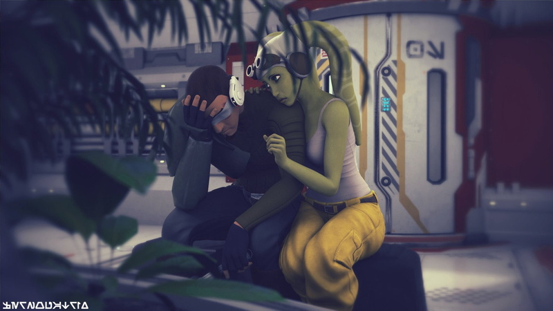 Star Wars, 1080P, Star Wars Rebels, Hera Syndulla, Kanan Jarrus