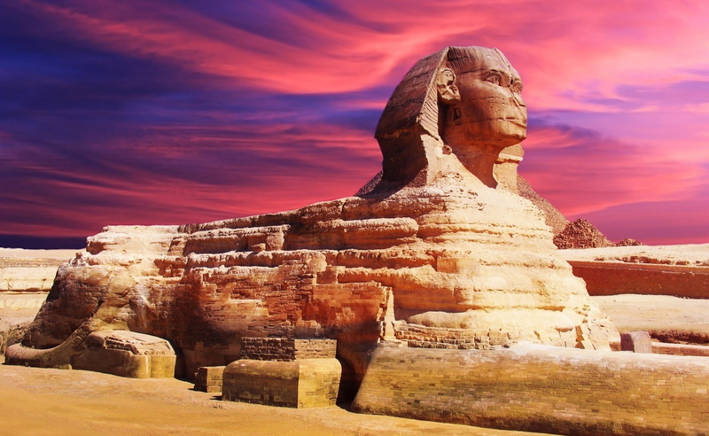 art and craft, male likeness, ancient, human representation, travel, architecture, attraction, tourism, 1080P, nature, travel destinations, the past, Sphinx