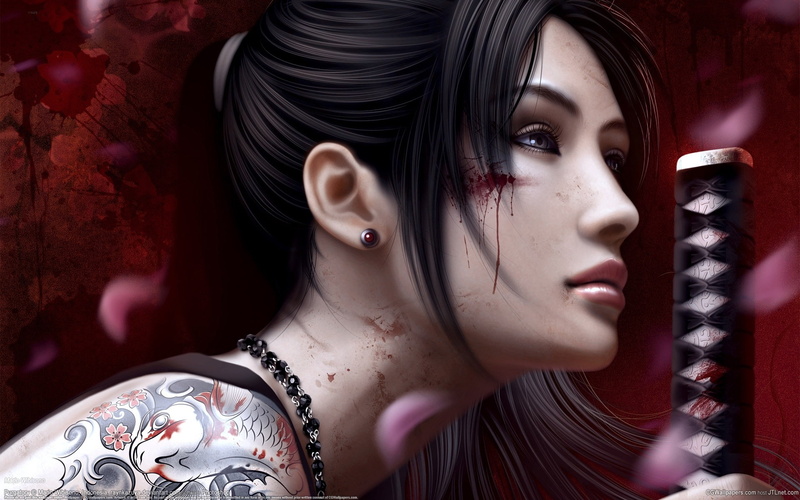 Face, Girl, s, 1080P, Injured