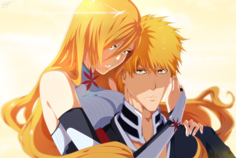 Bleach, Orihime Inoue, Ichigo Kurosaki, 1080P