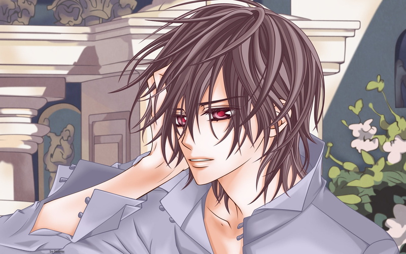 face, shirt, 1080P, vampire knight, thoroughbred, matsuri hino, kaname kuran, knight-vampire, art, guy, red eyes
