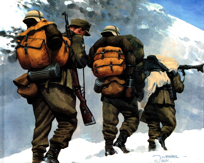 covered, people, security, armed forces, military, men, cold temperature, three, painting, wearing, battle, group of people, 2K, warm clothing, walking