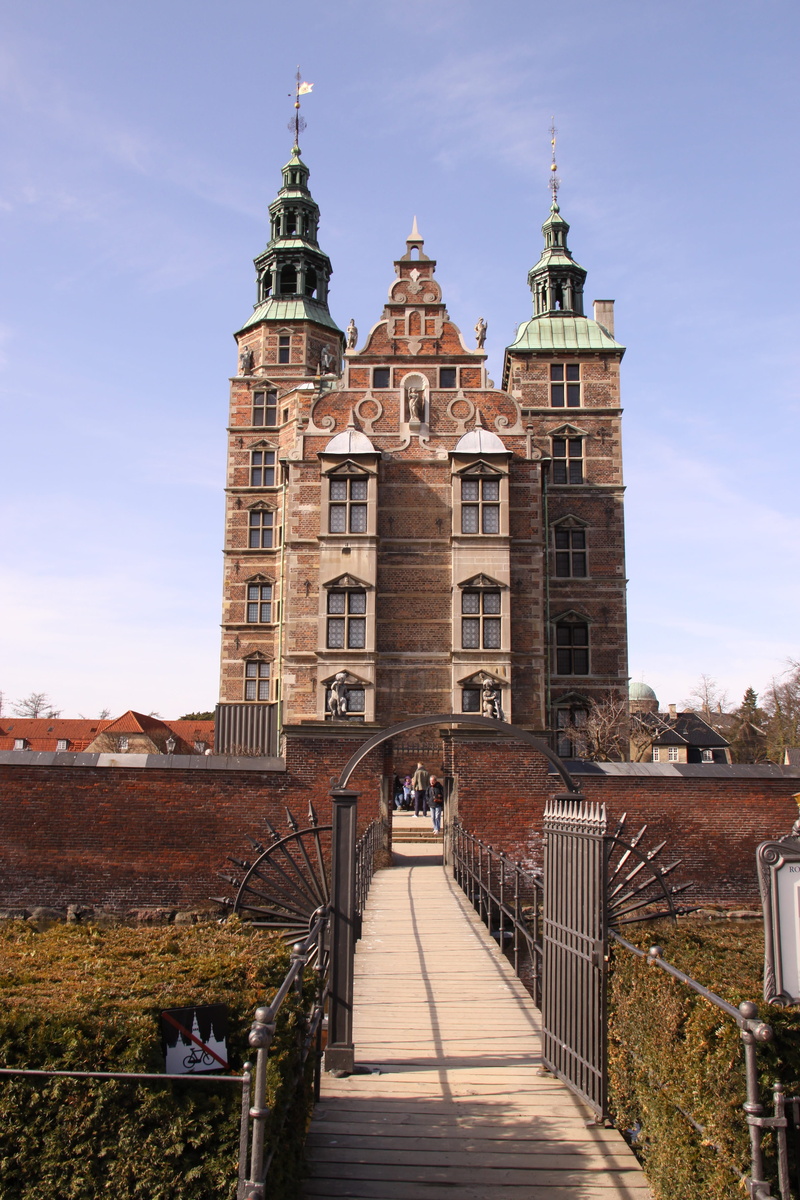 copenhagen, sky, sightseeing, travel, the way forward, popular, park, spire, building, direction, footpath, culture, renaissance, cloud - sky, 4K, attraction