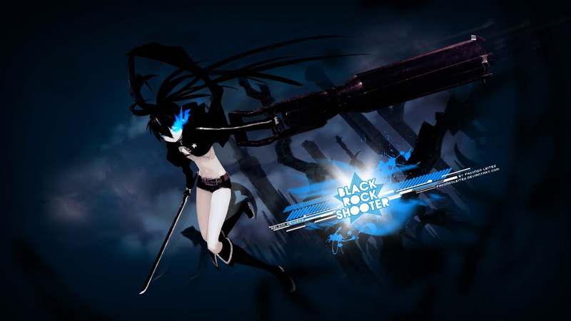 rock, black, cartoon/comic, 1080P, shooter, hd, anime