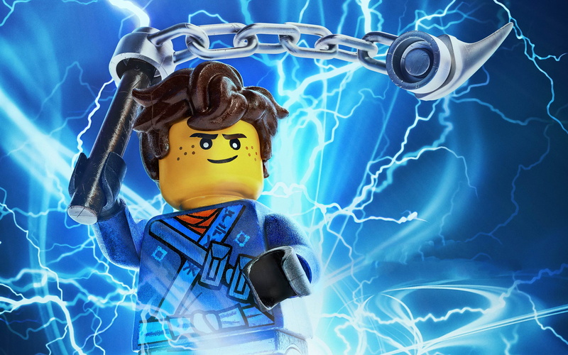 minifigure, 4K, The LEGO Ninjago Movie, lightning, 4k, character, lego, Jay Be