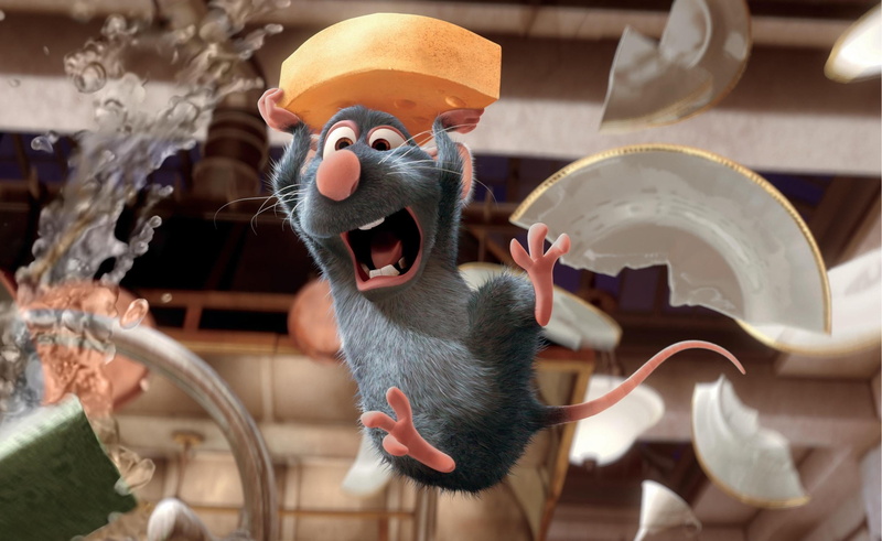 day, mouse, focus on foreground, one animal, movie, Hollywood Movies, art and craft, attack, ratatouille, mouth, monkey, vertebrate, hollywood, animal representation