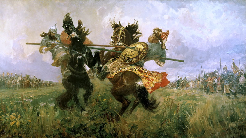 Combat, 1080P, mongols, Russian, war, Lance, Mikhail Ivanovich Avilov