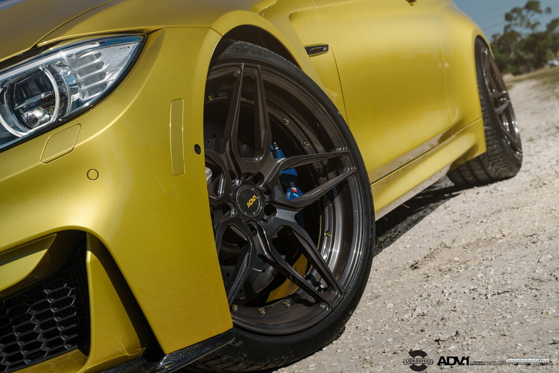 Austin Yellow, BMW M4, ADV.1 Wheels, ADV.1, BMW, 1080P