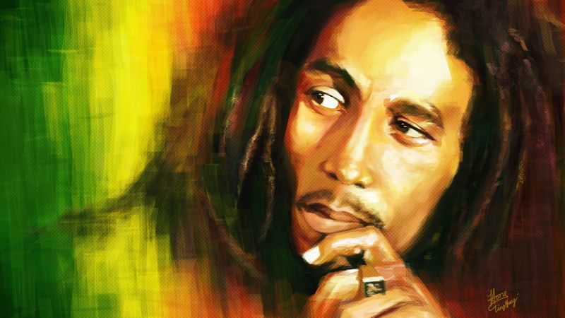 raggae, artwork, bob, 2K, marley, singer, jamaica