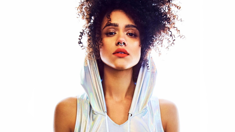 hair, 4K, studio shot, white background, hairstyle, women, portrait, lifestyles, one person, headshot, young adult, afro, human face, 4K, front view, adult