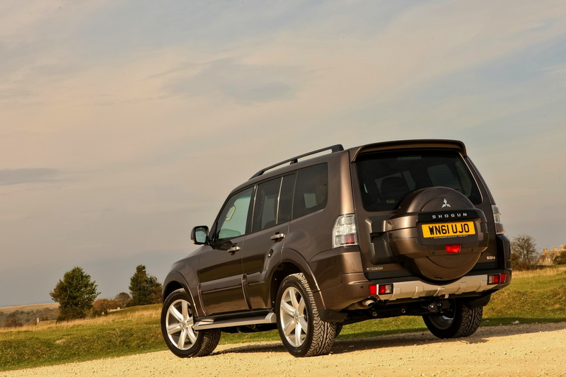 2012, the five-door, SUV, Montero, Shogun, 2K, Mitsubishi, Pajero, rear view