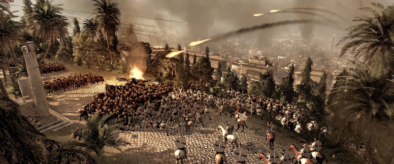 Total War, landscape, nature, city, plant, day, land, architecture, no people, building exterior, outdoors, Total War: Rome II, tree, 1080P, street, travel destinations