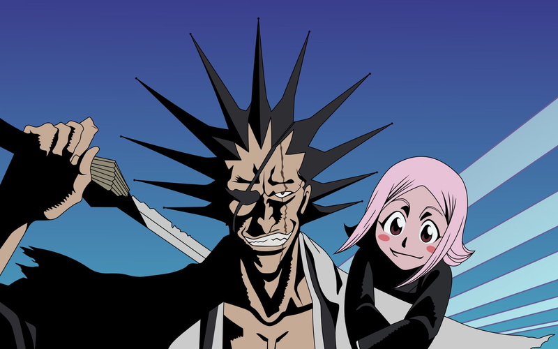 1080P, Yachiru Kusajishi, Kenpachi Zaraki, Bleach