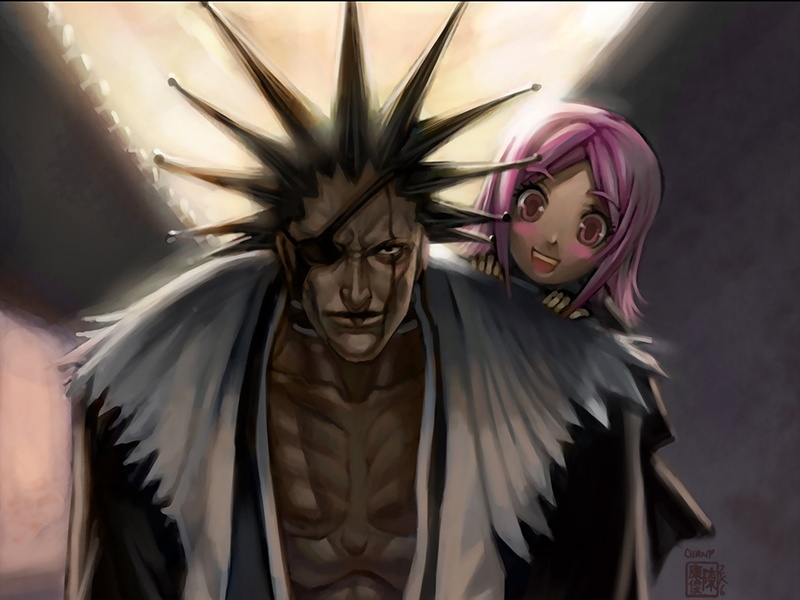 720P, Bleach, Kenpachi Zaraki, Yachiru Kusajishi