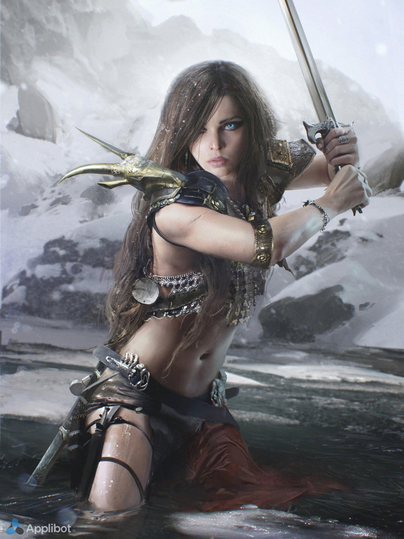 young women, portrait, adult, 720P, one person, illustration, beauty, young adult, outdoors, hairstyle, clothing, warrior, xena, hair, females, beautiful people