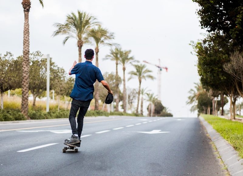 leisure, nature, outdoors, skate, roller, men, happy, young, fitness, sunset, athlete, girl, healthy, outdoor, leisure activity, female, plant, motion