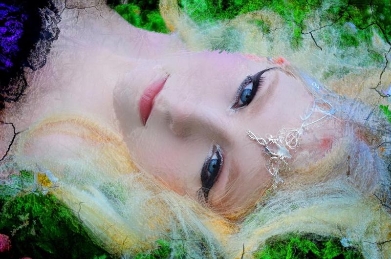 3d and abstract, girl, beauty, fanatsy, 1080P, texture, face