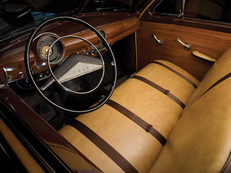 retro, 1951, ford, 720P, interior, squire, stationwagon, country