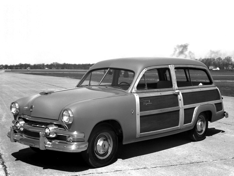 squire, ford, retro, stationwagon, 720P, 1951, country