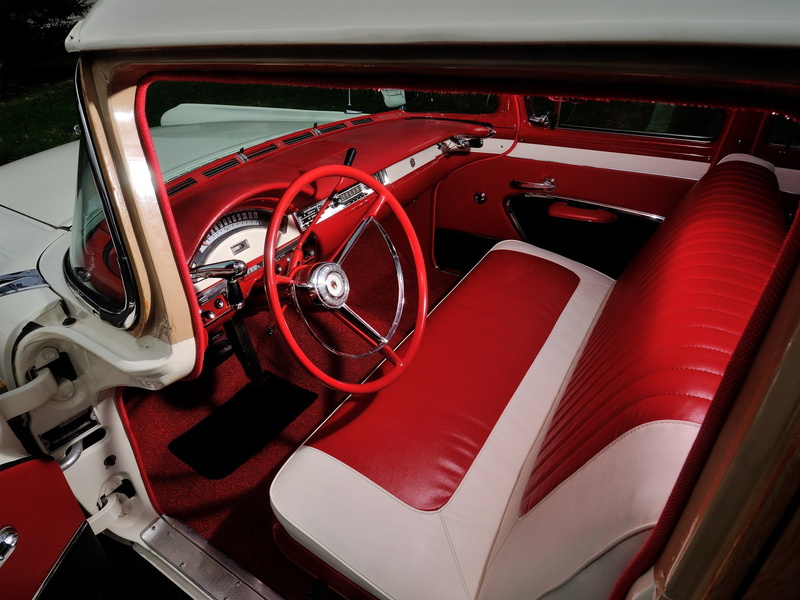 retro, stationwagon, 1957, squire, ford, 1080P, country