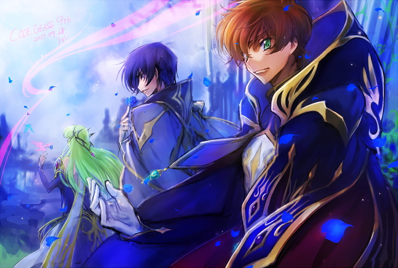 Anime, C.C. (Code Geass), Lelouch Lamperouge, Code Geass, 1080P, Suzaku Kururugi