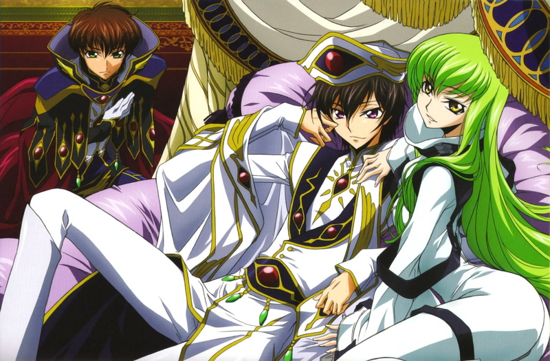 representation, 1080P, no people, outdoors, digital, Code Geass, Lelouch Lamperouge, creativity, close-up, art and craft, Suzaku Kururugi, low angle view