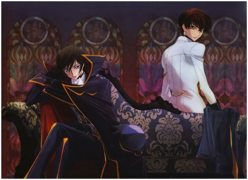 Anime, Lelouch Lamperouge, Code Geass, 1080P, Suzaku Kururugi