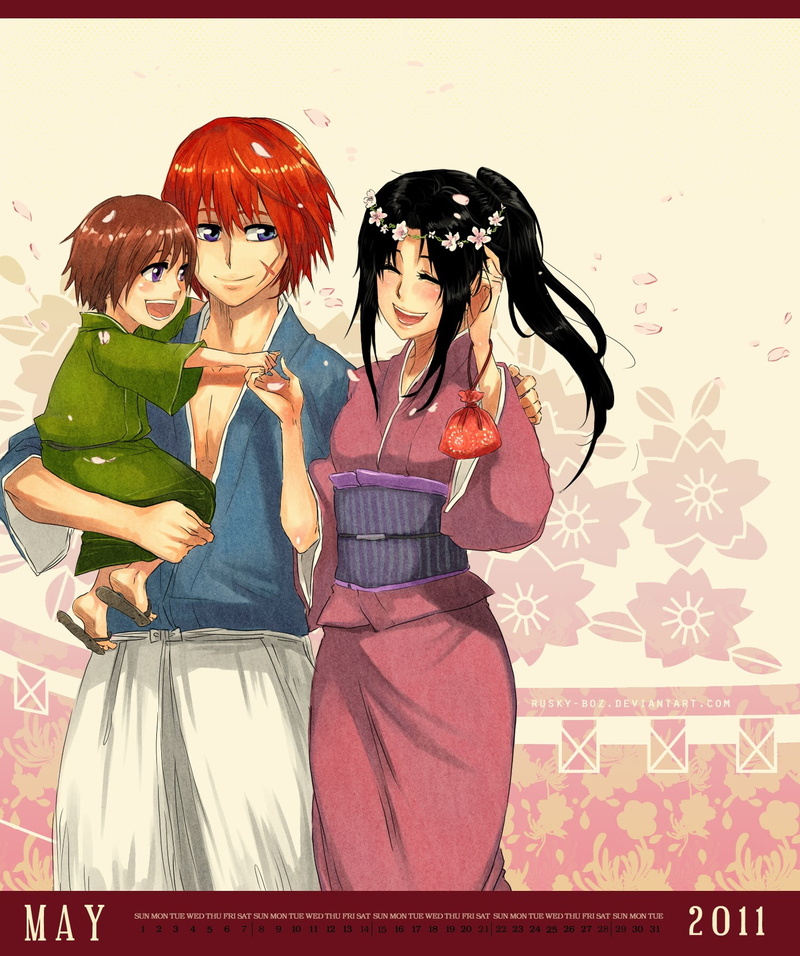 hairstyle, beautiful woman, young adult, dyed red hair, Rurouni Kenshin, anime, portrait, redhead, retro styled, fun, emotion, females, clothing, 720P