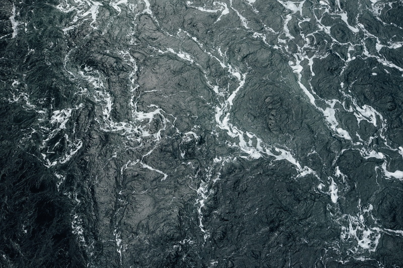 rock, eye, rock - object, beauty in nature, water, no people, pattern, ocean, sea, choppy, full frame, view, gray, 4K, nature, waterfront, backgrounds