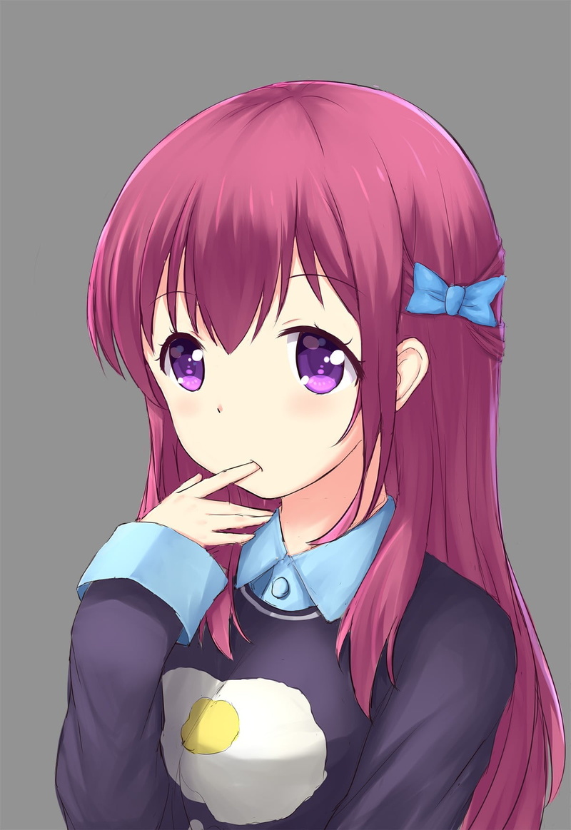 studio shot, make-up, young adult, females, pink color, colored background, adult, women, hairstyle, purple, 720P, purple eyes, human face, fashion, anime girls