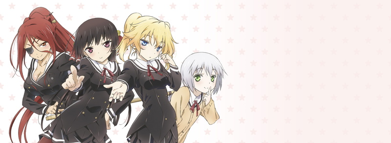 Sawatari Ginbei Haruomi, wall - building feature, anime girls, Nasuhara Anastasia, indoors, side by side, choice, variation, anime, close-up, craft, no people