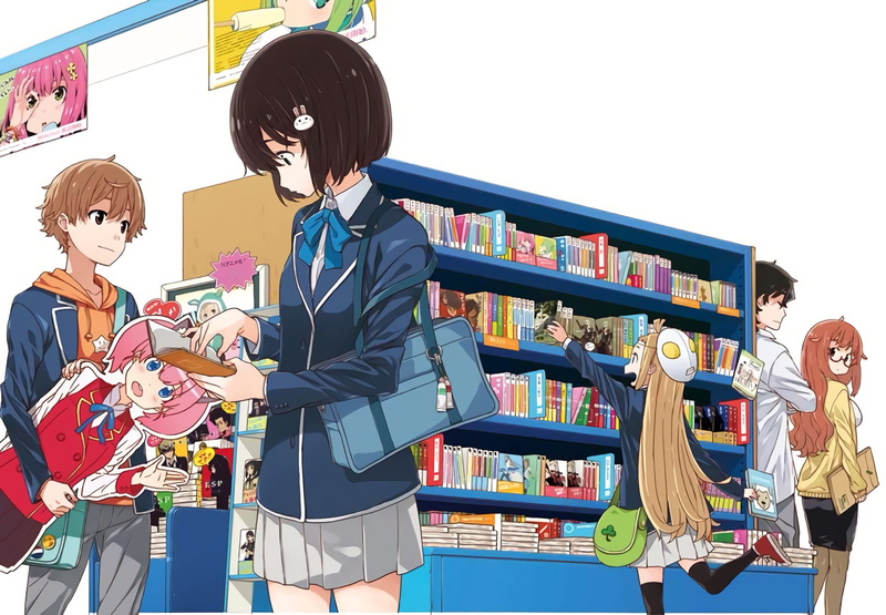 Anime Girls, anime, Usami Mizuki, 1080P, Colette (Konobi), Kono Bijutsubu ni wa Mondai ga Aru!, Tachibana Yumeko, Anime Boys, Buchō (Konobi), Uchimaki
