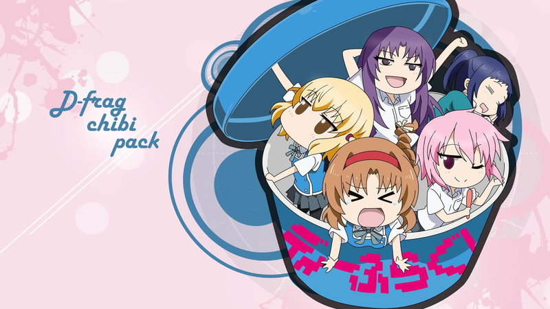 Roka Shibasaki, Takao (D-Frag!), Abstract, Chibi, D-Frag!, Chitose Karasuyama, Minami Oosawa, 1080P, Sakura Mizukami, Vector, Anime